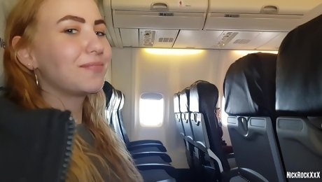 Public Airplane Handjob And Blowjob - Bella Mur