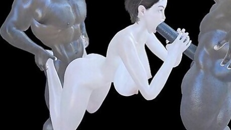 Car Toon And 3d Hentai In 3d White Big Tits Slut Gets Fucked By Two Studs In Mmf Threesome, Deepthroat Anal Bbc Huge Tits, Vam Hentai