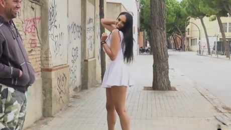 Hot Uruguayan babe Katrina Moreno is fucked by stranger from the street