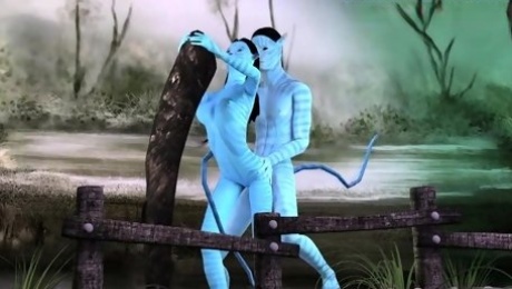 Neytiri getting fucked in Avatar 3D porn parody