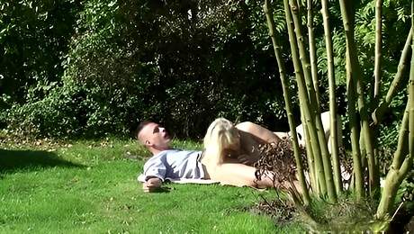 Outdoor smut with bendy hoochie from My Wifes Mom